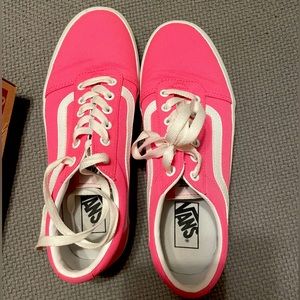 Hot pink vans!